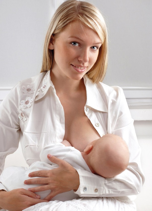 Baby big boob sitter