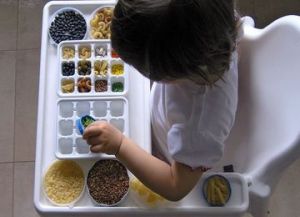 10 игри с зърнени храни - как да вземете дете в кухнята11