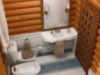 Koupelna v dřevěném domě3