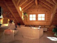 Koupelna v dřevěném domě6