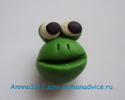жаба от пластилин 12