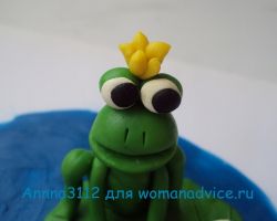 жаба от пластилин 20