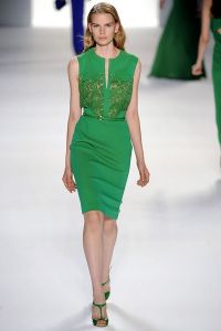 Zielona sukienka 1
