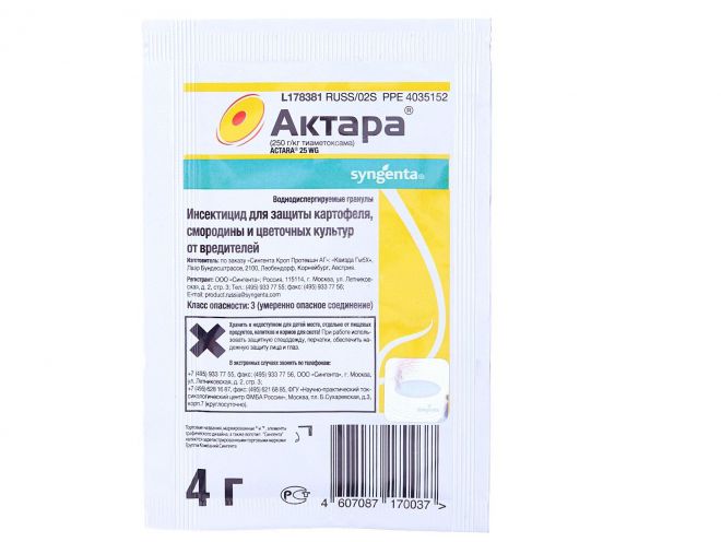 Aktara iz krompirjevega hrošča iz Kolorada Актара от колорадского жука
