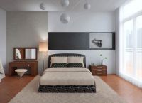 Notranjost spalnice v slogu minimalizma -1