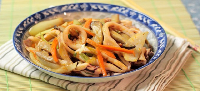 Lean Squid Salad - recept