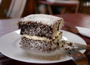 Традиционный австралийский десерт - ламингтон