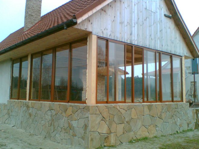 Алюминиевые окна для веранды