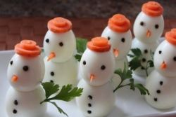 Božični snack snežak