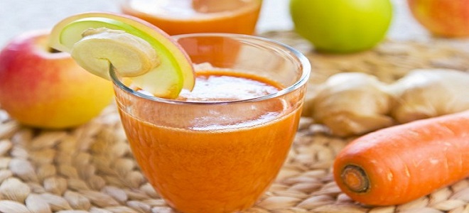 Apple-морков сок за зимата - рецепта