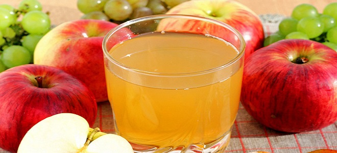 Jabłko i sok z winogron na zimę