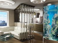 6. Дизајн дневне собе са акваријумом