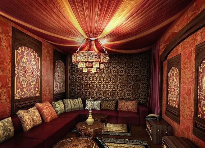Arabský styl v interiéru