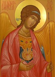 икона архангела Мајкла у шта помаже
