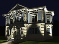 Архитектурно осветление на фасади на сгради3