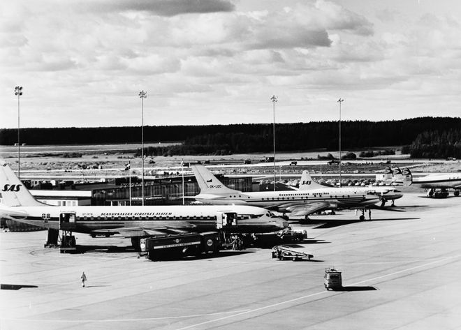 Аэропорт Арланда в 1960 году