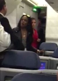В сентябре у нее произошел конфликт с пассажирами на борту самолета 