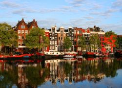 główne zabytki Amsterdamu