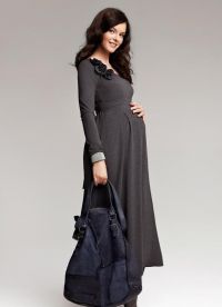 Jesienne sukienki dla kobiet w ciąży 3