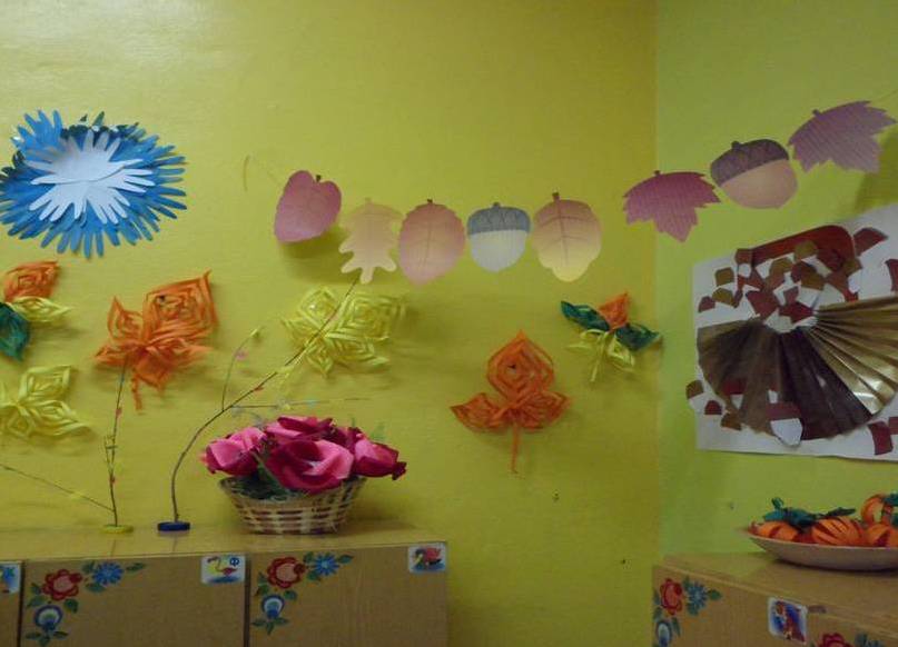 Podzimní dekorace šatny v mateřské škole 5
