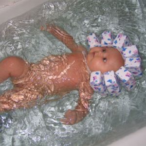 czepek kąpielowy dla niemowląt