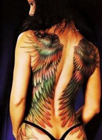 женски татуировки на гърба 2