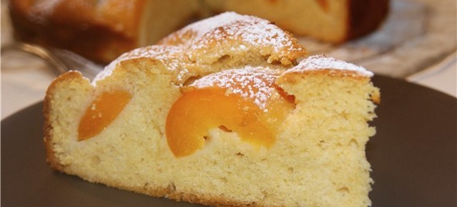 Apricot Sponge Cake Recipe