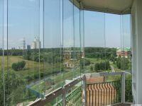 Balkon s panoramatickým zasklením - design5