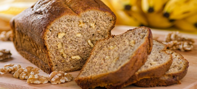 przepis na chleb z bananów i mąki żytniej