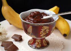 шоколадов бананов крем за торта