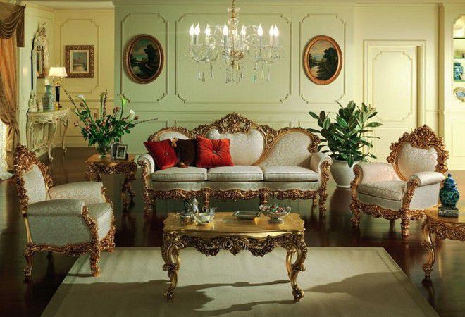 Baročni slog v notranjosti - pohištvo