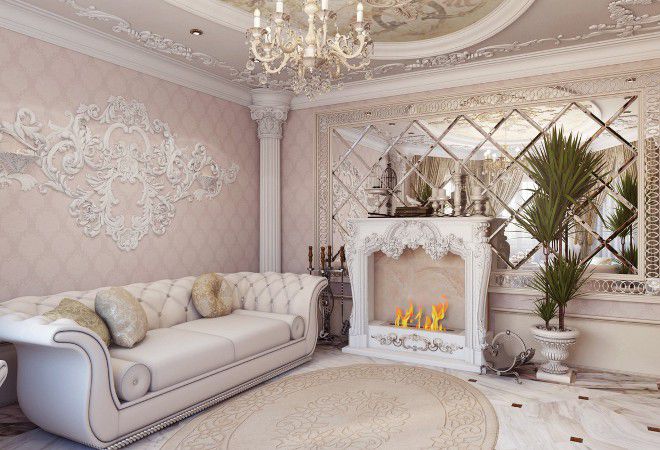 интериор на стая в бароков стил