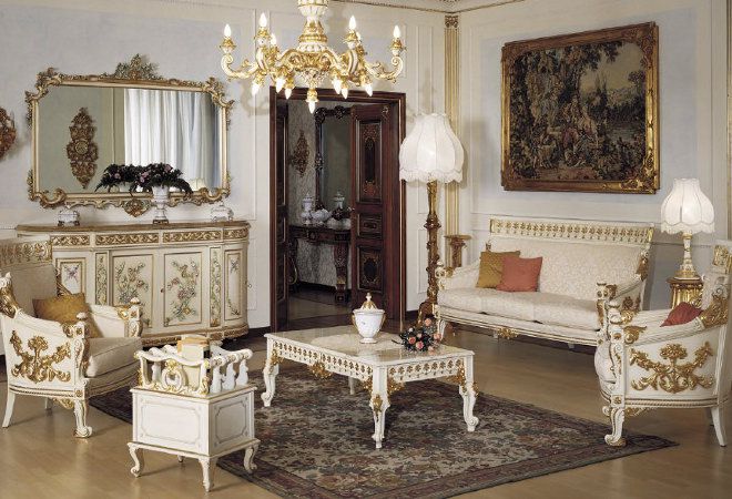 Interiér barokní salonku