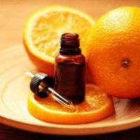 oranžovou olejovou lázní