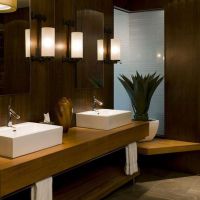 dřevěná koupelna stolní deska 2