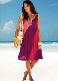 moda plażowa dla grubych kobiet 2015 2