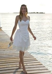 plážové svatební šaty 1