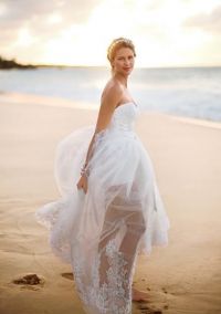 Plážové svatební šaty 9