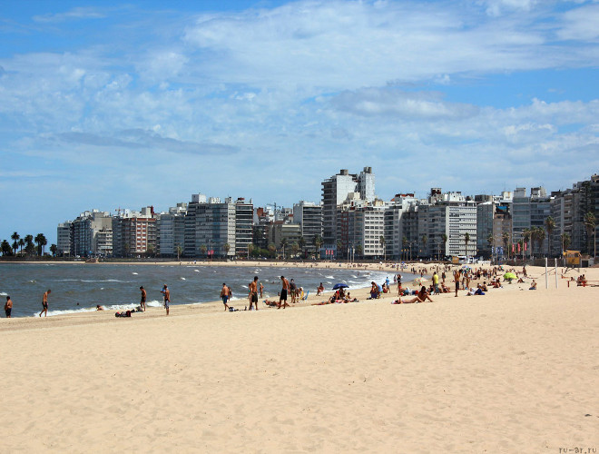 Пляж в Монтевидео