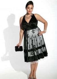 Krásné šaty pro obézní ženy 9