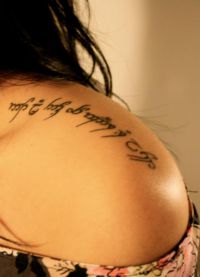 piękny napis na tatuaż 1