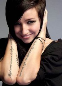 krásné tetování nápisy 6