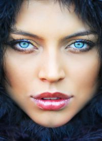 modré oční make-up nápady 3