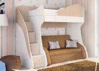 Loft postelja z raztegljivim kavčem3