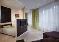ložnice a obývací pokoj ve stejné místnosti design2