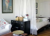 ložnice a obývací pokoj ve stejné místnosti design4
