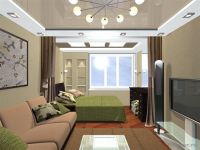 Návrh obývacího pokoje-ložnice1