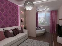 Návrh obývacího pokoje-ložnice3