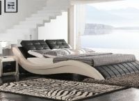 Sypialnia ze skórzanym łóżkiem -3