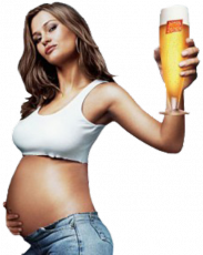 chce pić piwo w czasie ciąży